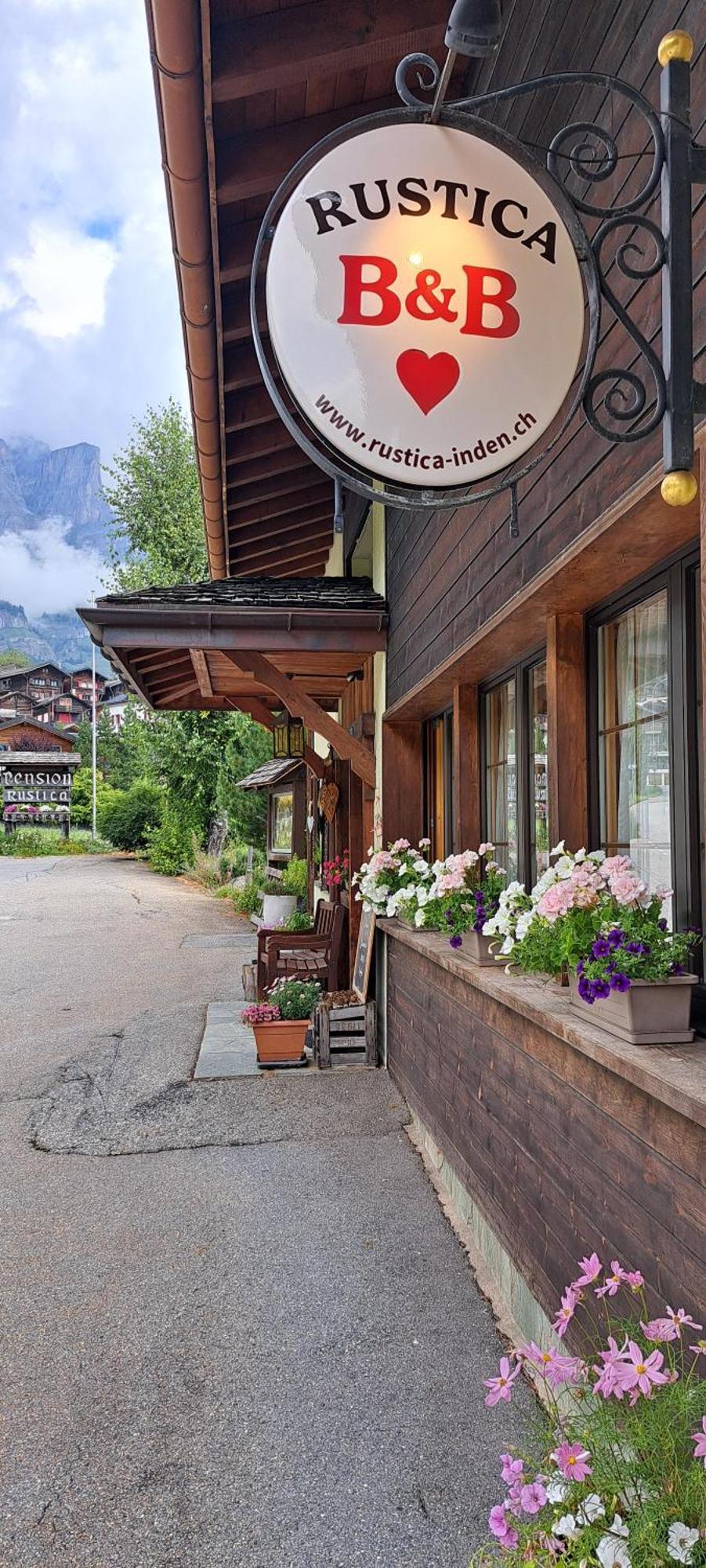 B&B Chalet Rustica Inden, Leukerbad Экстерьер фото
