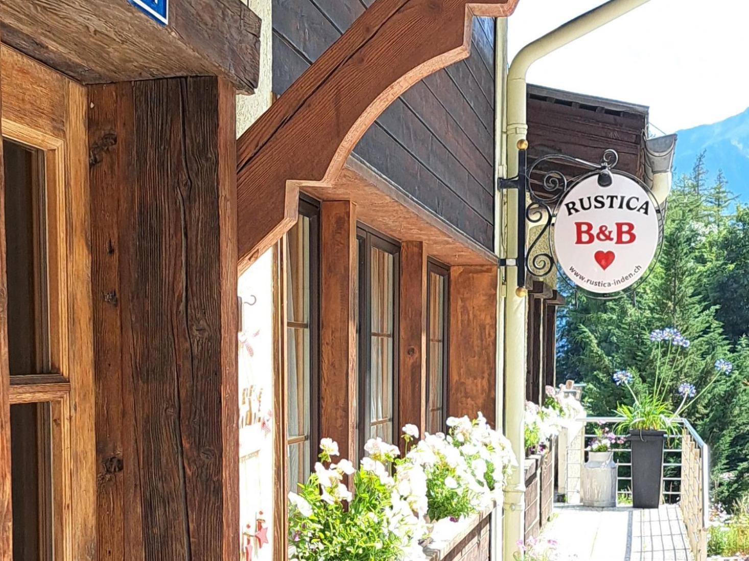 B&B Chalet Rustica Inden, Leukerbad Экстерьер фото