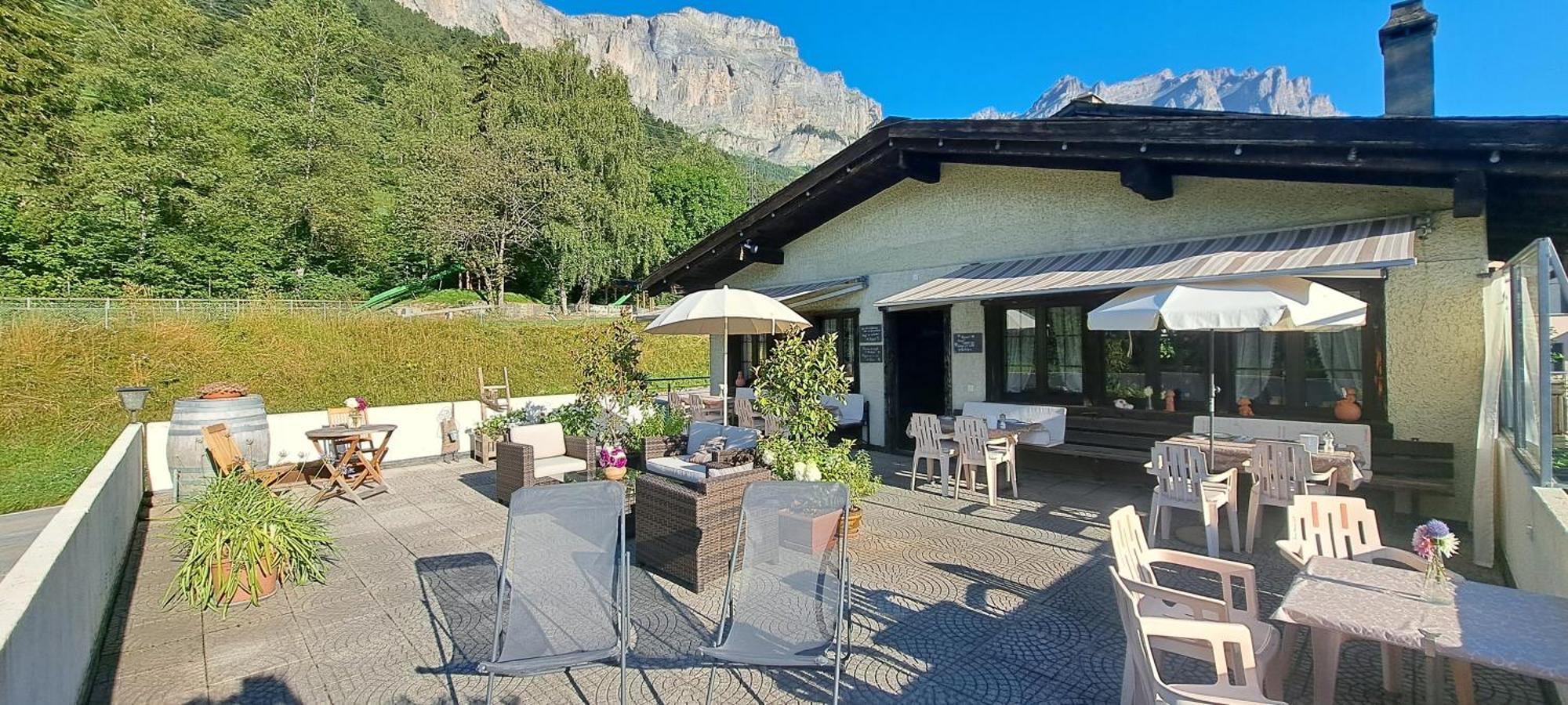 B&B Chalet Rustica Inden, Leukerbad Экстерьер фото